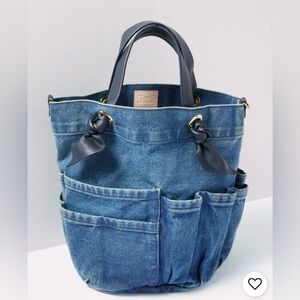Clare V. Marine Denim Tote